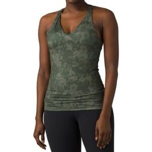Prana Olive Patterned Tank Top
